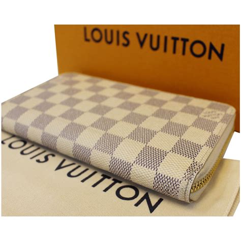 louis vuitton damier azur mens wallet|louis vuitton damier zipper.